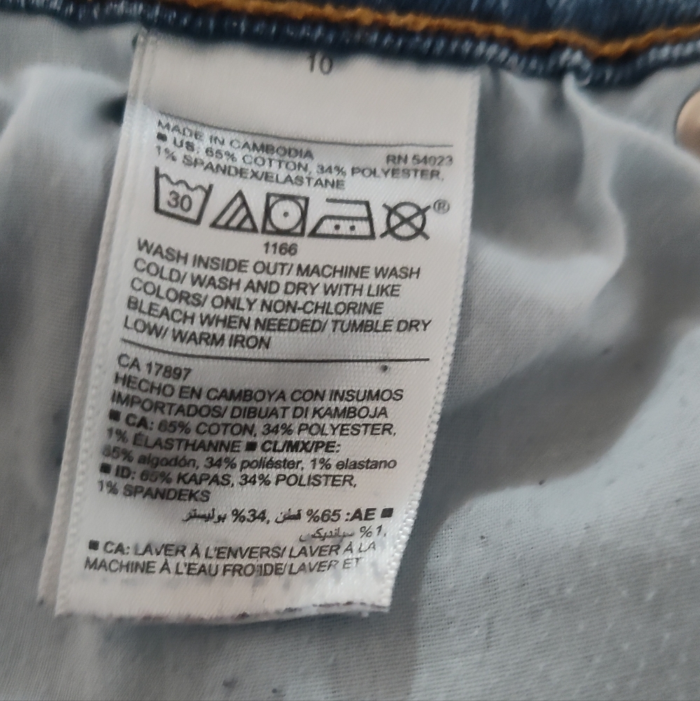Old Navy Perfect Straight Jeans In Blue Bell Wash - Picture 4 of 5